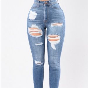 Fashion Nova Heavy Lifting Jeans Sz 13